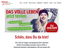 Tablet Screenshot of binus-fsj.de